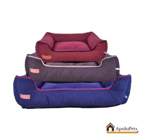 Cama Acolchada Luxury para Perros – Confort Premium y Estilo Elegante