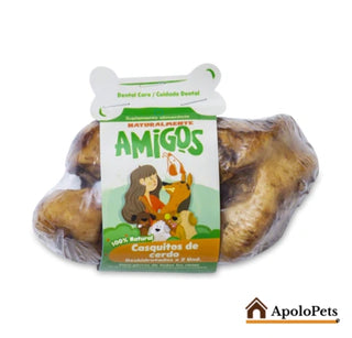Casquitos de Cerdo Deshidratados para Perros – Snack Natural Dental | ApoloPets Colombia