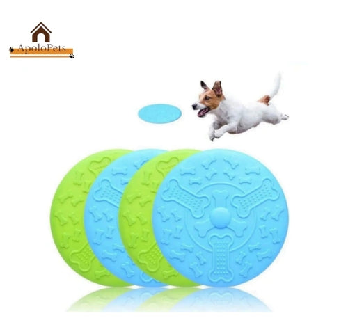 Frisby Rígido en Silicona para Perros – Juguete Volador Resistente | ApoloPets Colombia