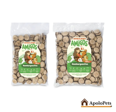 Hamburguesitas Naturales para Perros – Snack con Proteína y Fibra