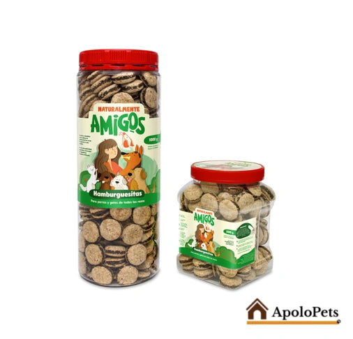 Hamburguesitas Naturales para Perros – Snack con Proteína y Fibra