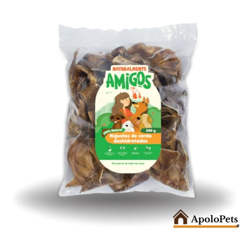 Hojuelas de Cerdo Deshidratadas para Perros – Snack Natural