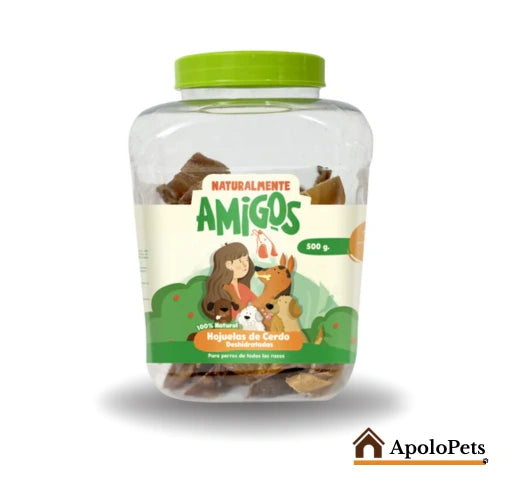 Hojuelas de Cerdo Deshidratadas para Perros – Snack Natural
