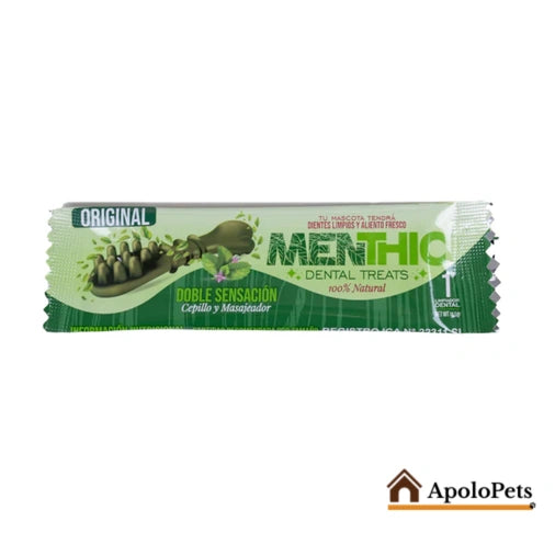 Menthic Dental para Perros – Caja Sachet Mediano 30 und (14,5 g c/u)