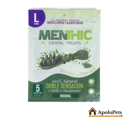 Menthic Dental para Perros – Caja Sachet Grande (25 und aprox.)