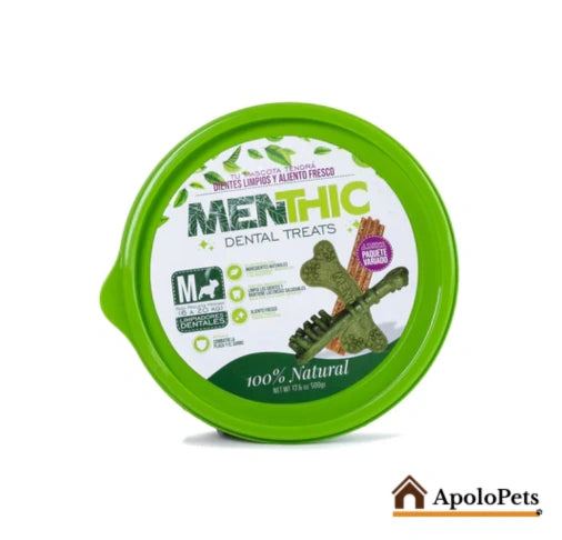 Menthic Dental para Perros – Bombonera Mix Mediano 500 g