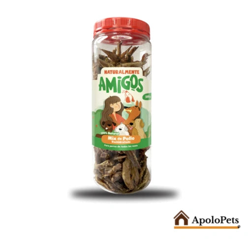 Mix de Pollo Deshidratado para Perros – Alitas y Patas Naturales