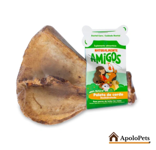 Paleta de Cerdo Deshidratada para Perros – Snack Natural Dental y Masticable
