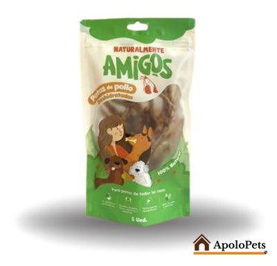 Patas de Pollo Deshidratadas para Perros – Snack Natural Crujiente
