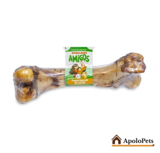 Hueso Fémur de Cerdo Natural y Deshidratado para Perros – Snack Dental Premium | ApoloPets Colombia