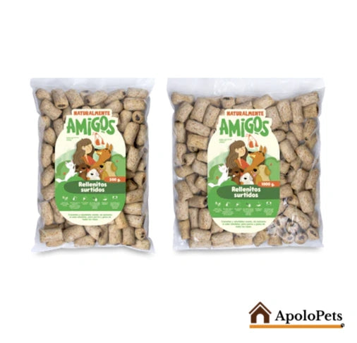 Rellenitos Naturales para Perros – Snack Surtido con Proteína y Fibra