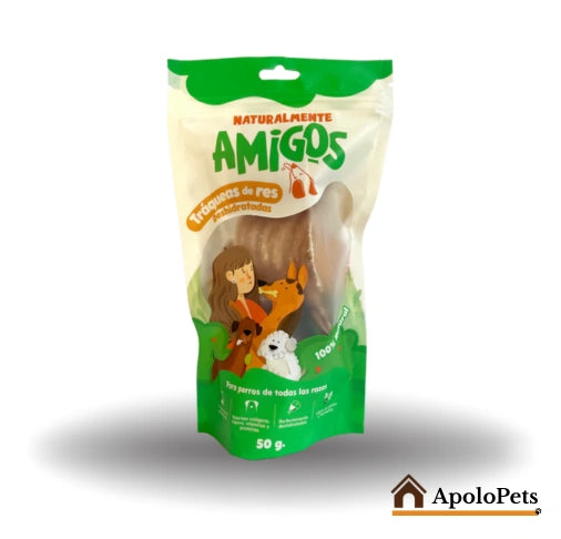 Tráqueas de Res Deshidratadas en Recortes para Perros – Snack Natural con Colágeno